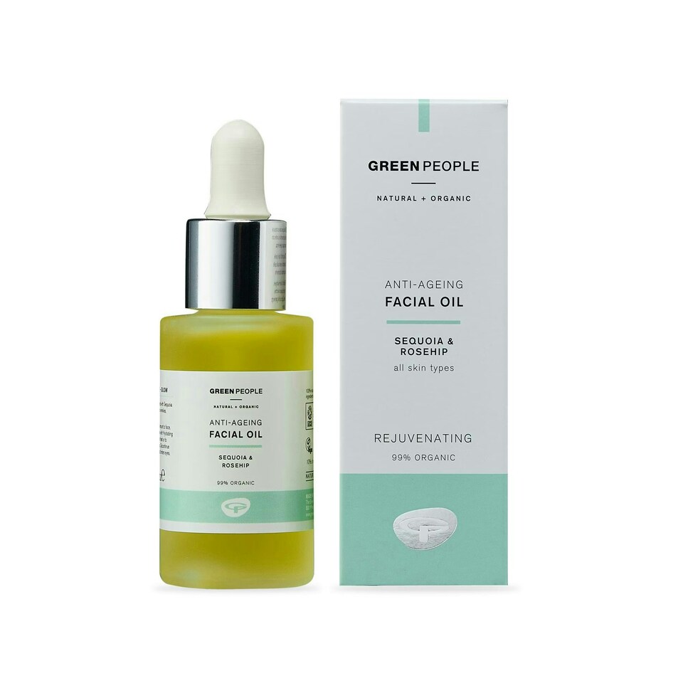 image 1 of Green People Anti-Ageing Facial Oil - Paraben & Alcohol Free - Cruelty Free & Vegan, 30ml