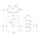 image 4 of Balterley Single Bowl Kitchen Sink Fireclay with Overflow - Set B