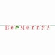 image 1 of Be Merry Block Christmas Banner