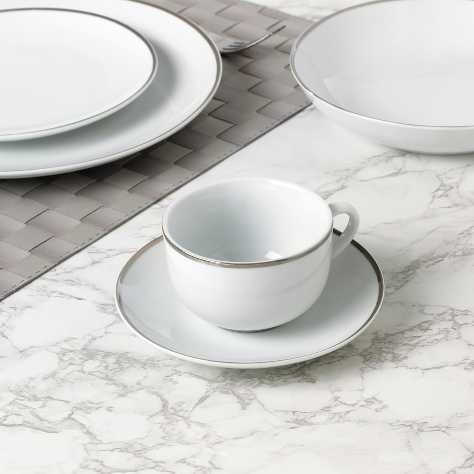 image 1 of 30pc Platinum Band Dinner Set