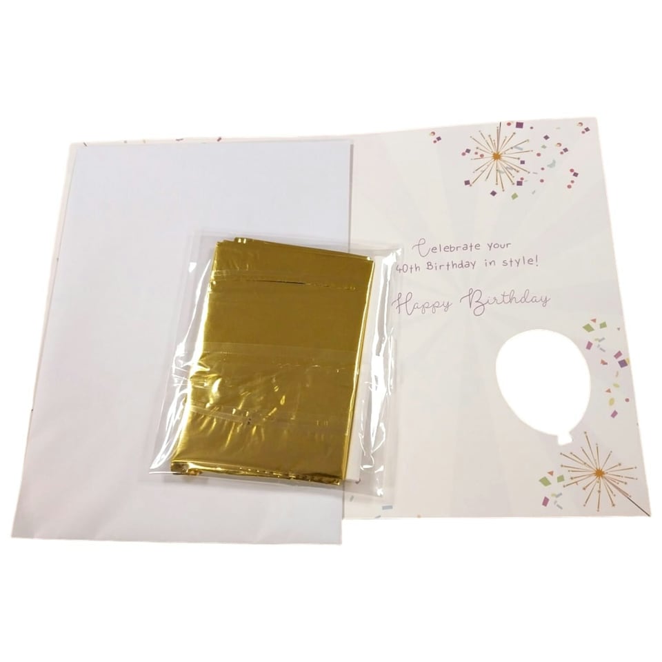 image 1 of You are 40 Let's Party Balloon Boutique Greeting Card