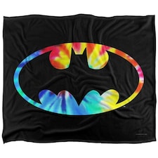 Batman Tie Dye Blanket - Multicoloured - One Size