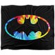 image 1 of Batman Tie Dye Blanket - Multicoloured - One Size
