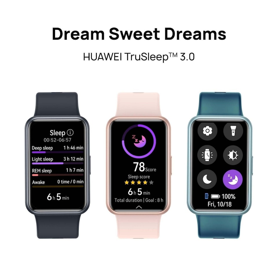 image 1 of Huawei Watch FIT SE AMOLED Black Smartwatch