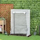 image 2 of Outsunny 100 x 50 x 150cm Greenhouse w Zipper Roll-up Door Outdoor