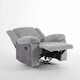 image 3 of Verona Jumbo Cord Manual Recliner Chair | Grey | Grey