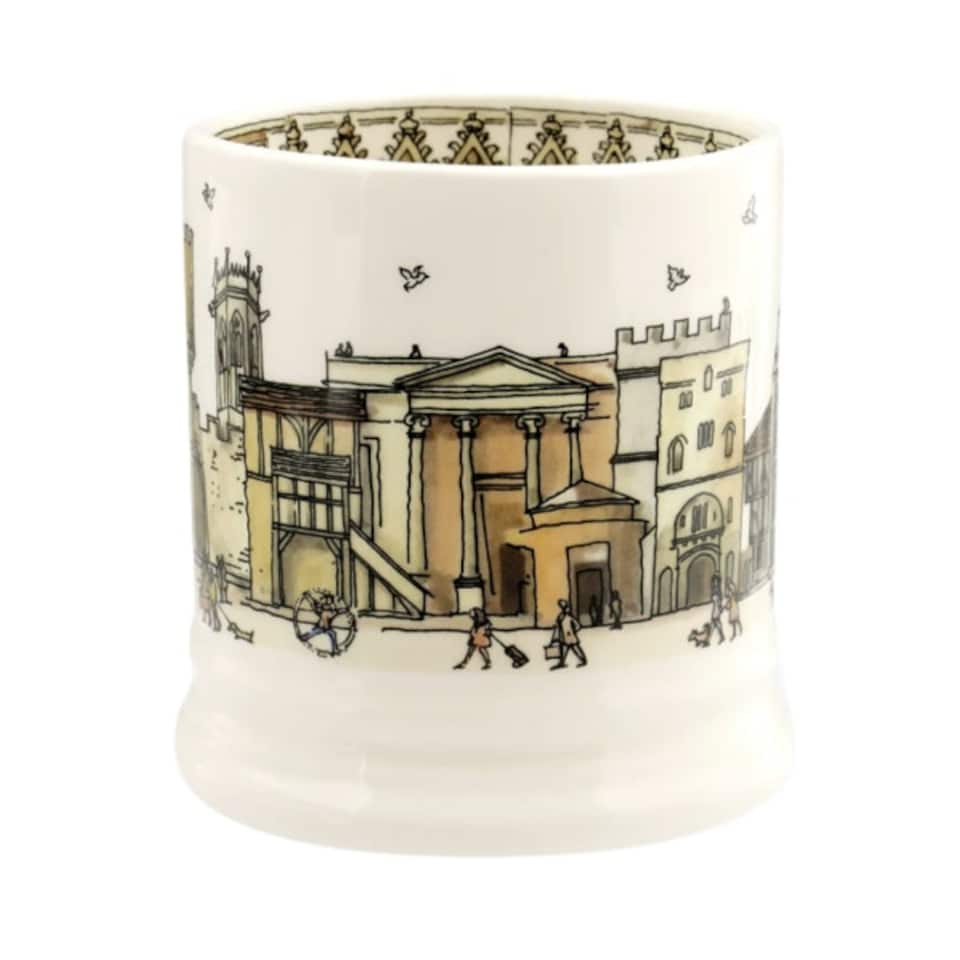 image 1 of Mug: 1 x 300ml Emma Bridgewater Cities Of Dreams York 1/2 Mug, Ceramic White