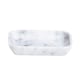 image 2 of Showerdrape Octavia White Marble & Chrome Soap Dish