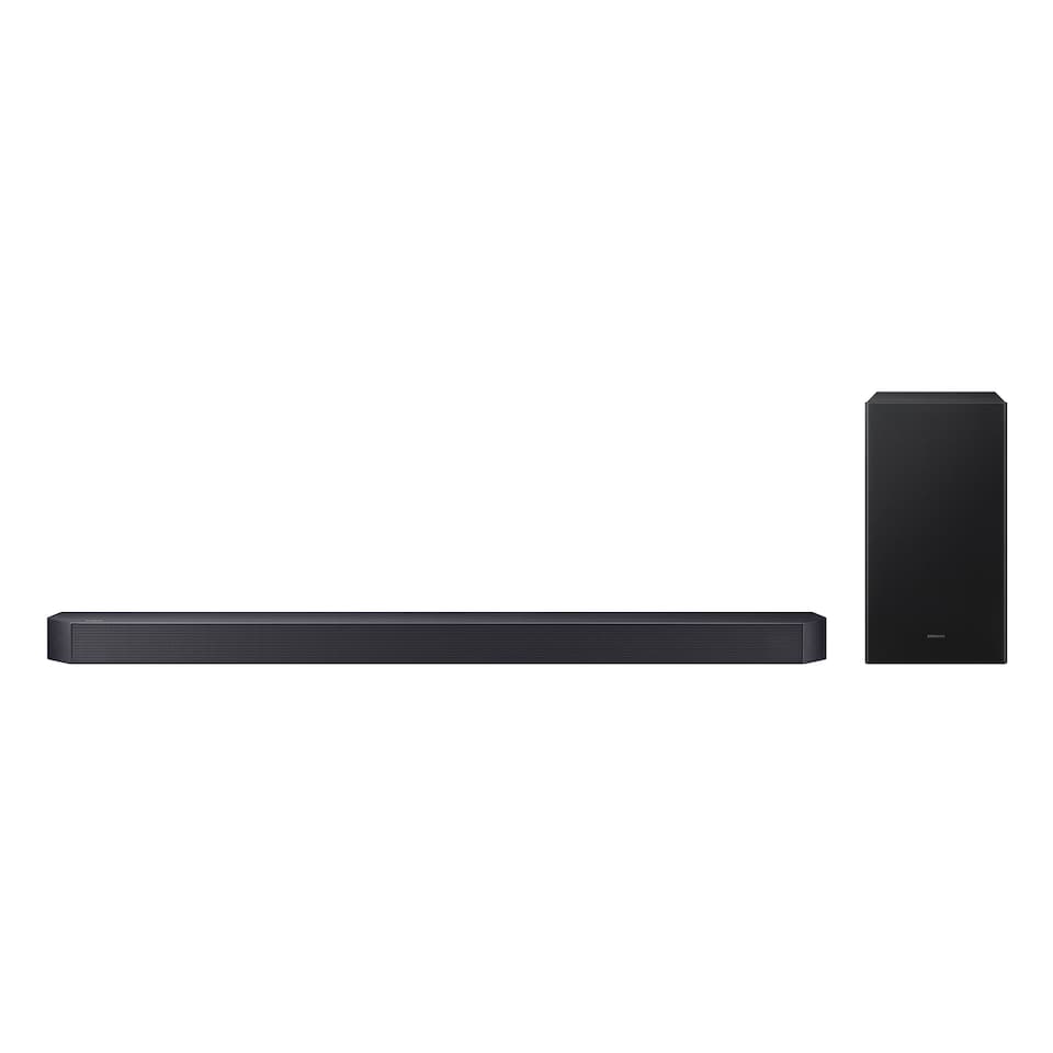 image 1 of SAMSUNG Q-Series Soundbar HW Q600F 3.1.2 ch Subwoofer (Model 2025) SpaceFit Sound Pro, Q-Symphony, Adaptive Sound | Black | Black