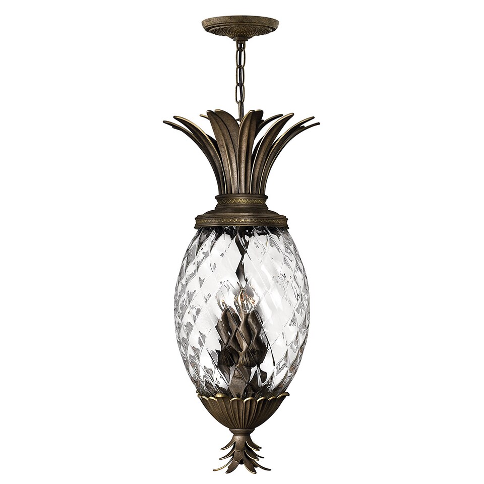 image 1 of Plantation 4 Light Ceiling Pendant Pearl Bronze, E14