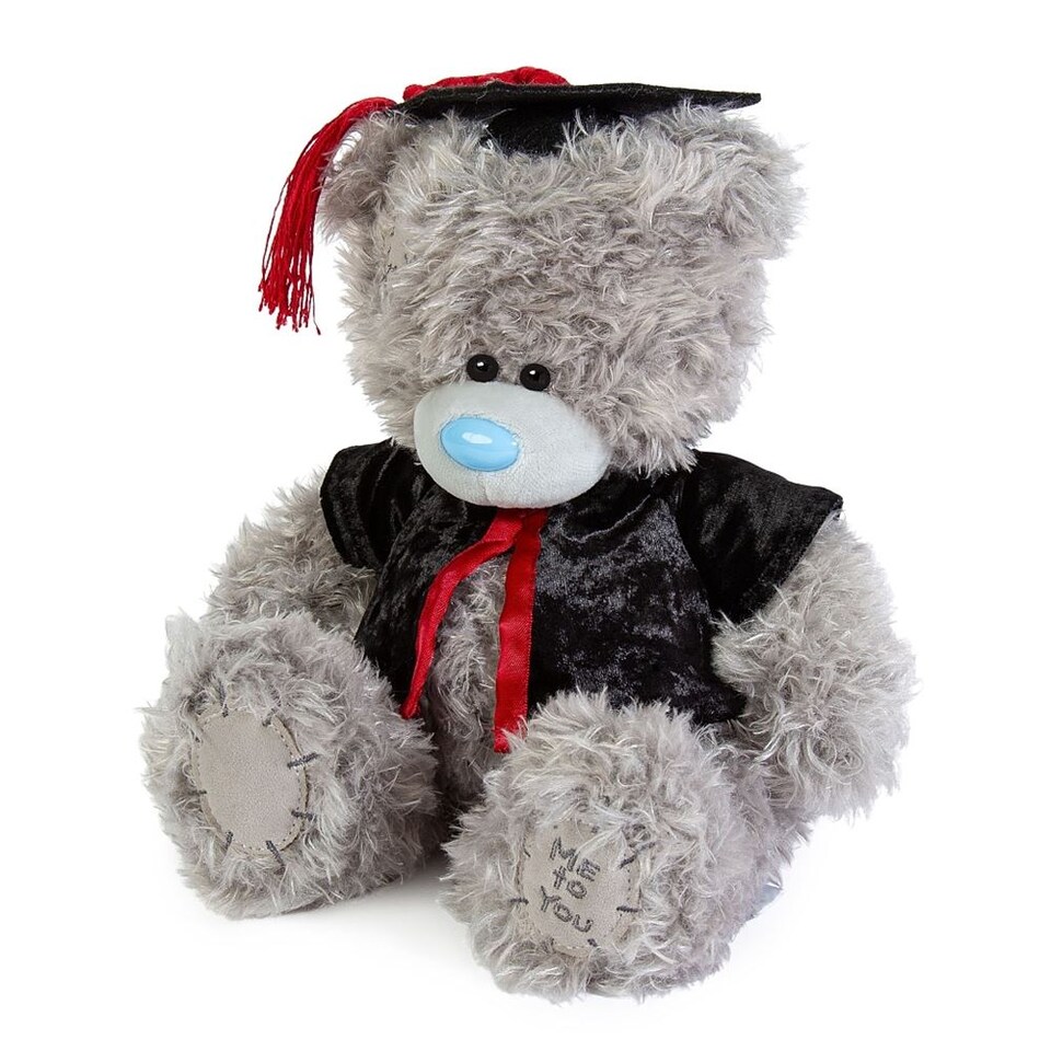image 1 of Me to You Tatty Teddy Cute Plush 19cm High Graduation Bear Presented On Premium Gift Plinth Signature Collection