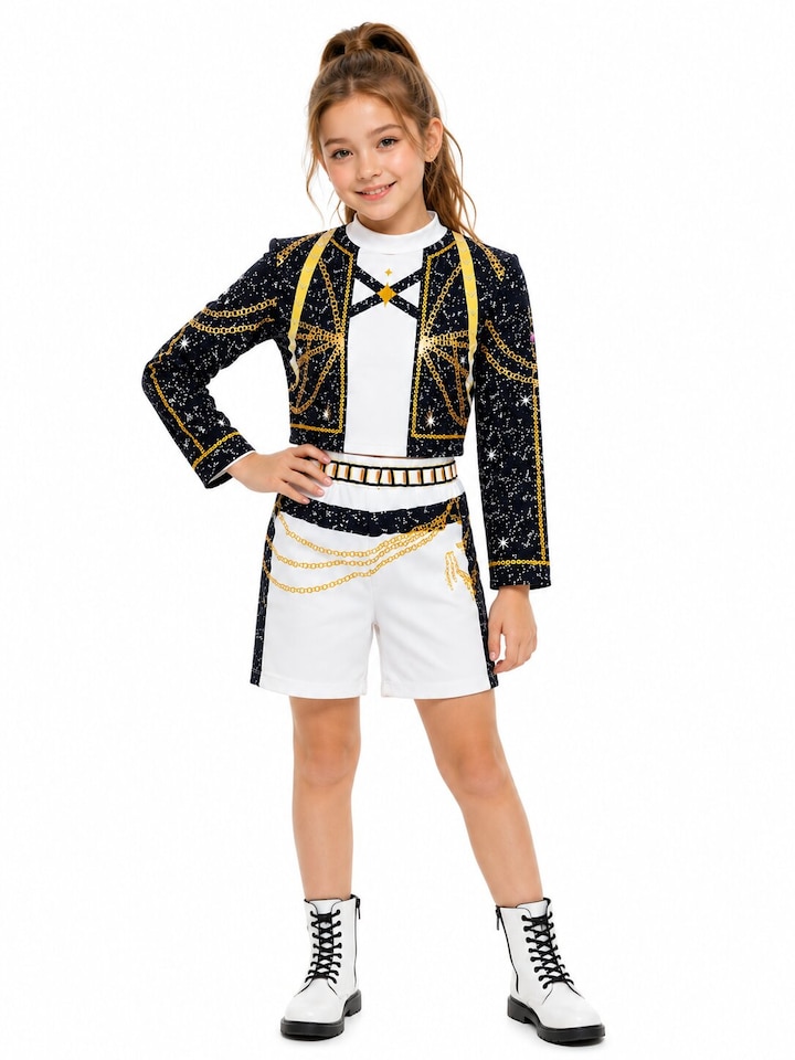 image 1 of Girls Starlight Diva Kids Halloween Childs Fancy Dress Costume Outfit (Small 3-4 Years)