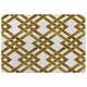 image 1 of Gold Geometric Chain (Rug) Gold | Small: 60x110cm