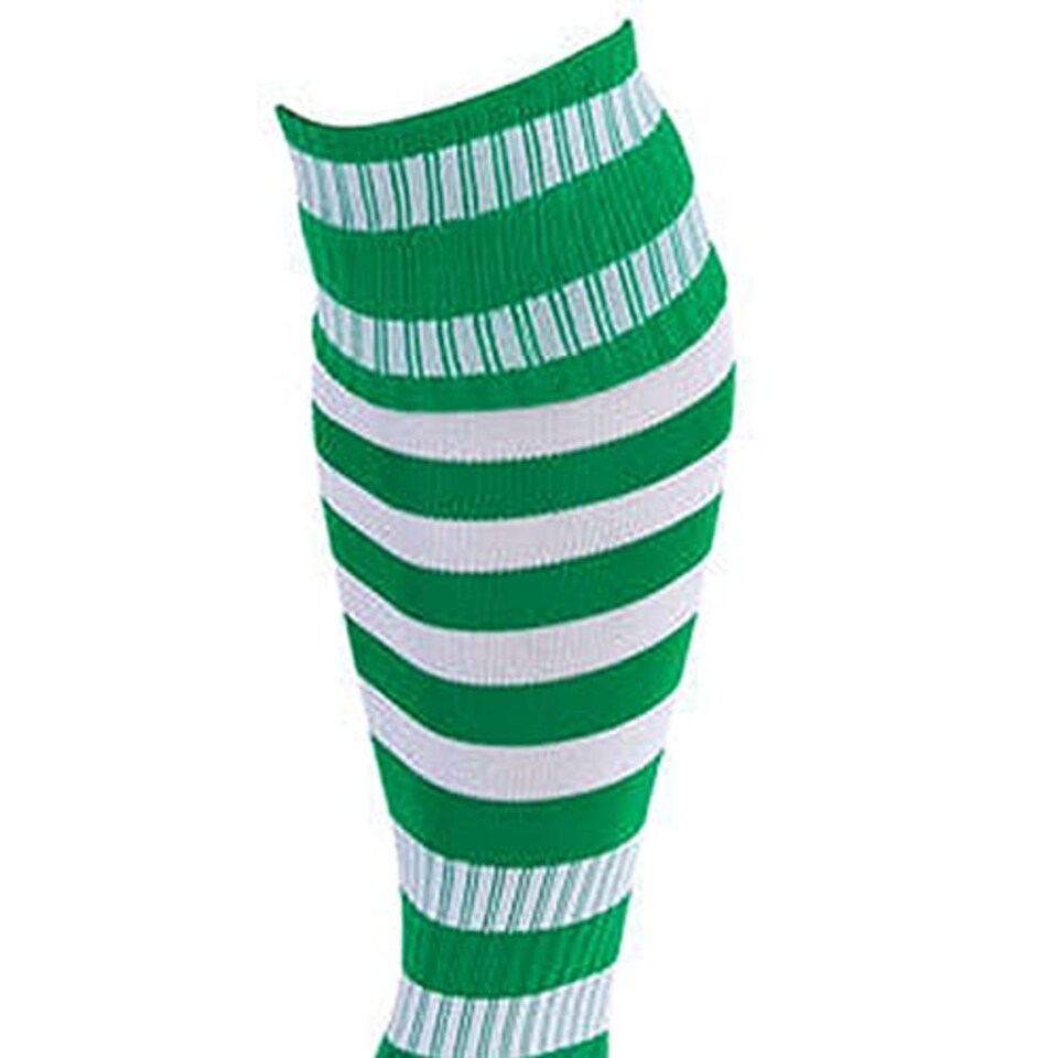 image 1 of Precision Hooped Pro Football Socks Adult Royal/Gold 44142