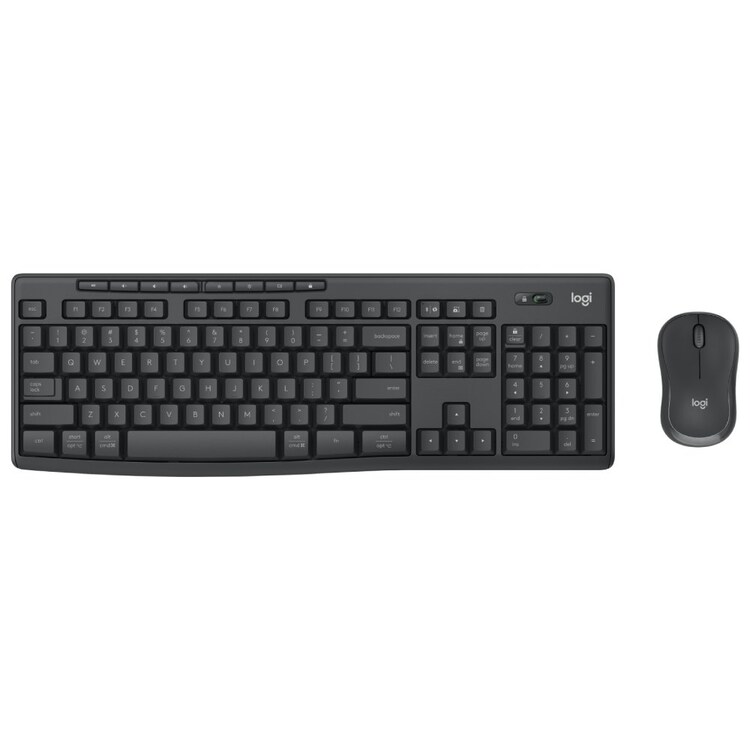 Logitech Mk370 Wireless + Bluetooth Keyboard & Mouse Combo - Graphite