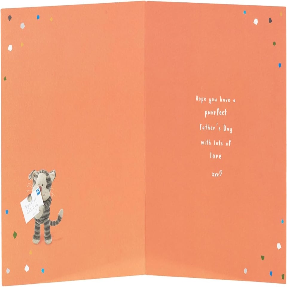 image 1 of Boofle with Stamp from The Cat Father's Day Card