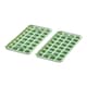 image 4 of Living and Home 64-Grid Press Type Ice Cube Mold Box