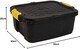image 2 of Strata Storage Box 24 Litre Black Pack of 3