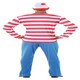 image 2 of Fancy Dress Adult Hiker Sailor Red White - XL