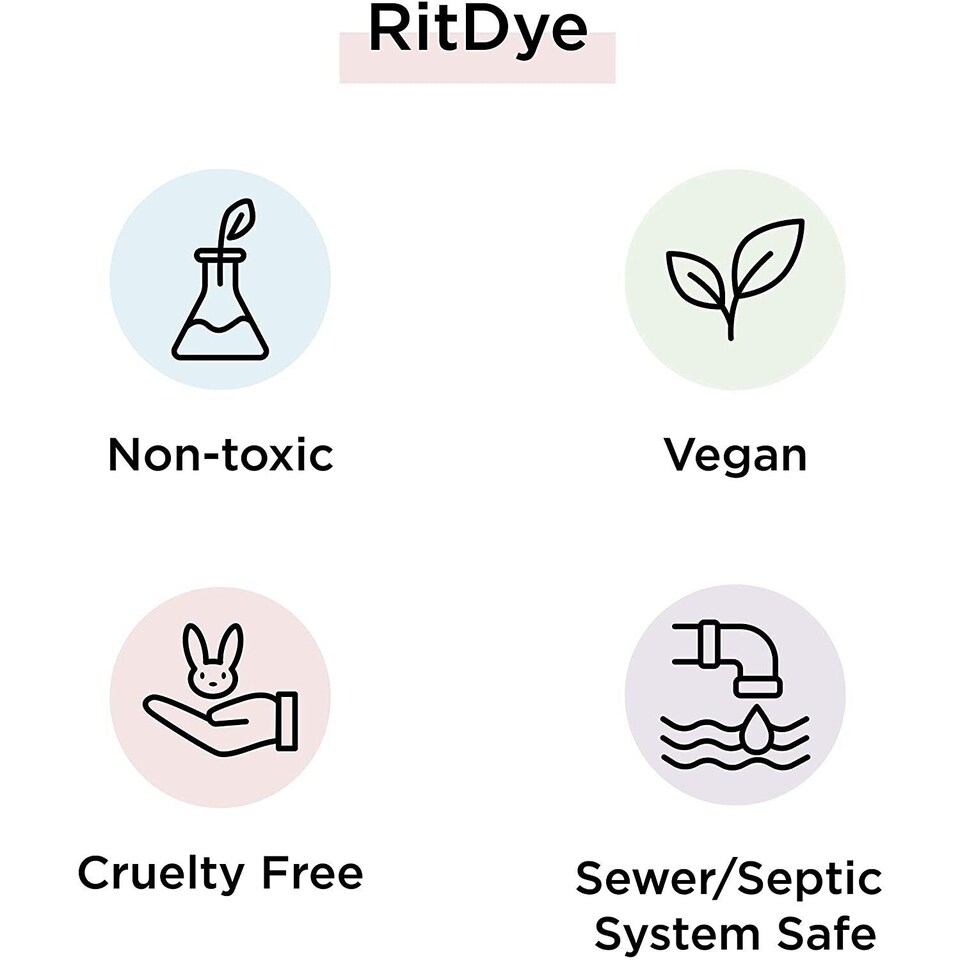 image 1 of Rit DyeMore Liquid Colour Dye for Synthetic, Polyester, Nylon and Acrylic 7oz | Blue | Midnight Navy