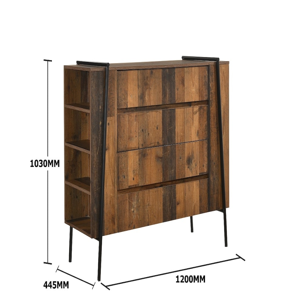 image 1 of 4 Drawer Chest
