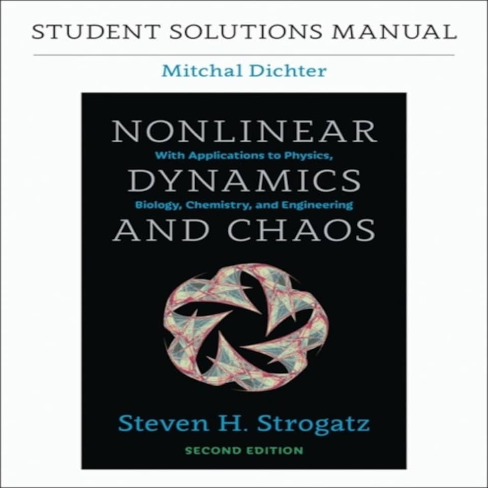 Student Solutions Manual For Nonlinear Dynamics And Chaos 2nd Edition