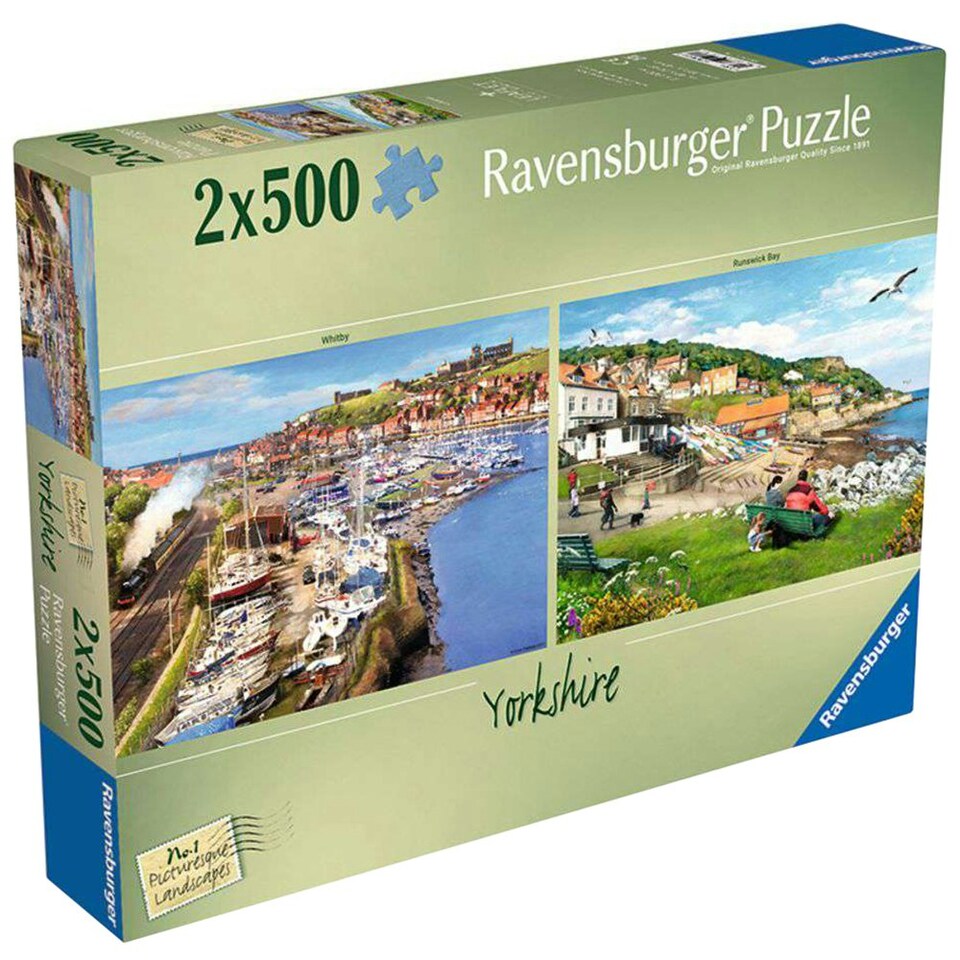 image 1 of Ravensburger Picturesque Yorkshire 2x 500 Piece Jigsaw Puzzles