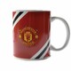 image 1 of Manchester United FC Core Stripe Mug - Red/Black/White - One Size