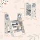 image 7 of AIYAPLAY Toddler Step Stool with Handle, Foldable & Adjustable, Non-Slip | Grey