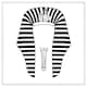image 1 of Tutankhamun (Picture Frame) White | XL