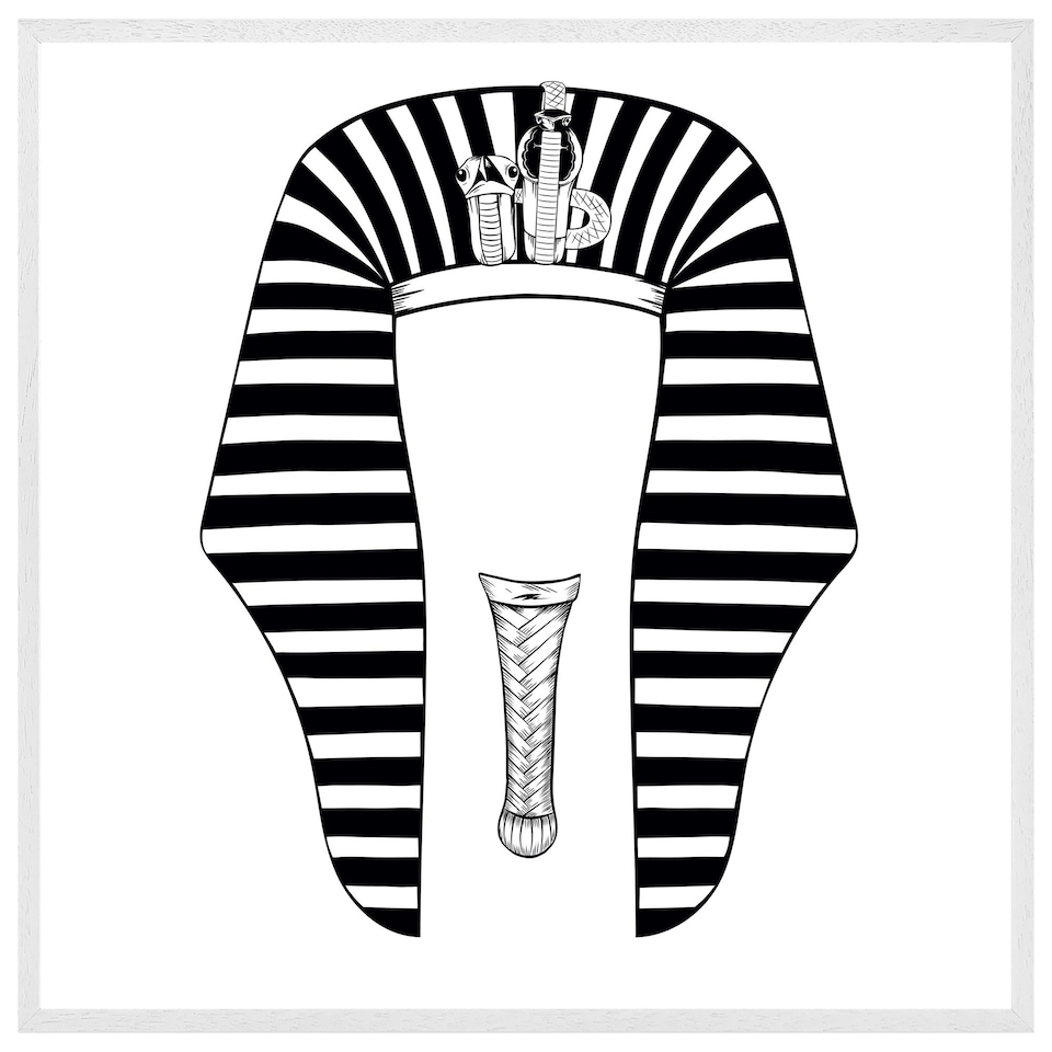 image 1 of Tutankhamun (Picture Frame) White | XL