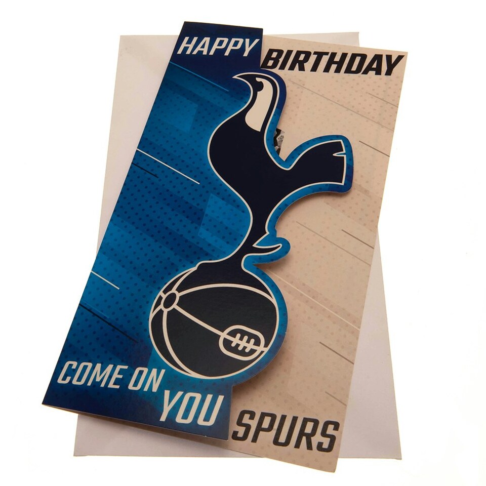 Tottenham Hotspur FC Spurs Birthday Card - Blue/White - One Size