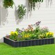 image 2 of Outsunny Metal Raised Garden Bed No Bottom DIY Large Planter Box w/ Gloves