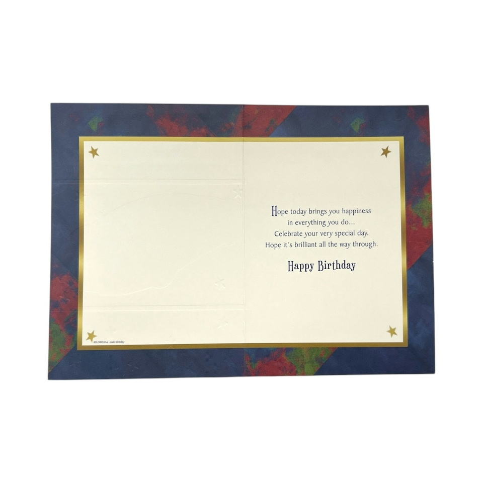 image 1 of Brother-In-Law Sport Car And Stars Design Birthday Card