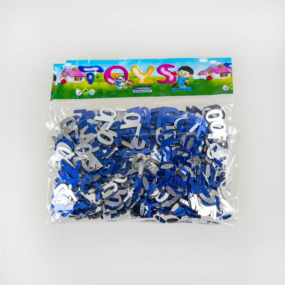 image 1 of 3 Packs of Happy Birthday Blue Colour Confetti