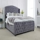 image 2 of Richmond Plush King Bed Frame - Grey