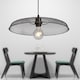image 4 of Set of 2 Cassidy - Large Black Mesh Ceiling Pendant Lights | Black | 2