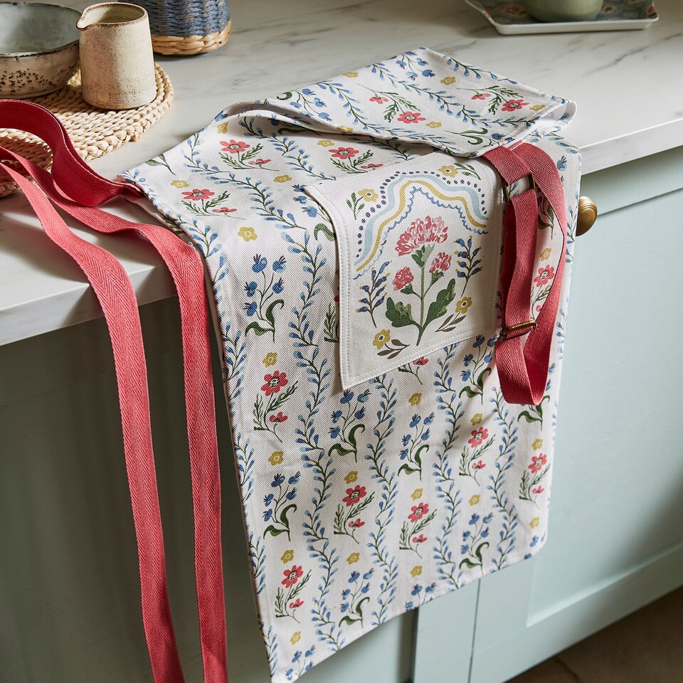 image 1 of Ulster Weavers Boho Floral Apron - Cotton Multi