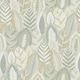 image 4 of Sublime Arty Leaves Sage Wallpaper Green | Green
