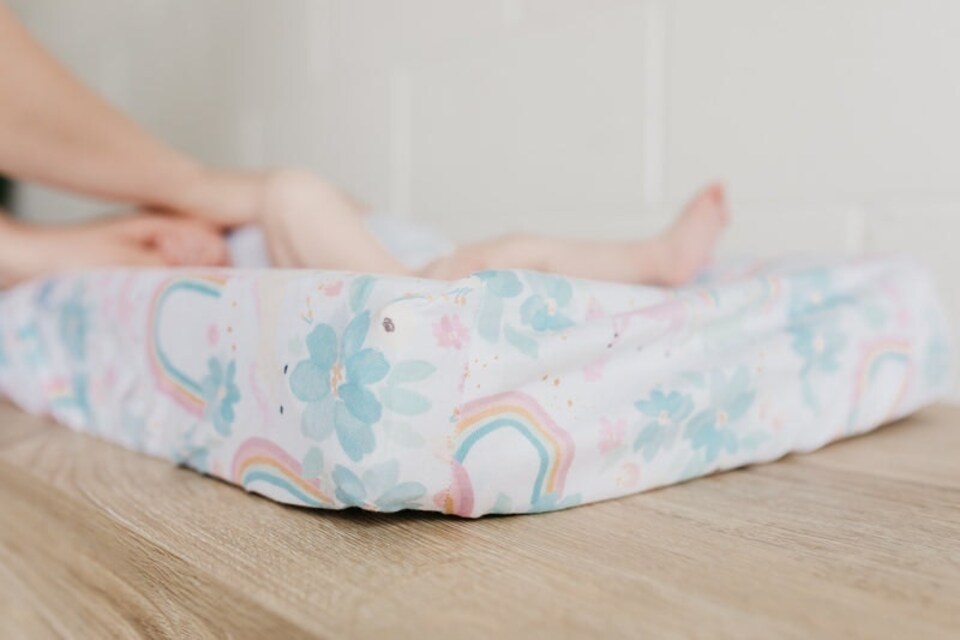 image 1 of Copper Pearl Nappy Changing Pad COVER Whimsy