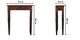 image 9 of Artisan Furniture Solid Wood Turned Legs 1 Drawer Chestnut Console, Brown