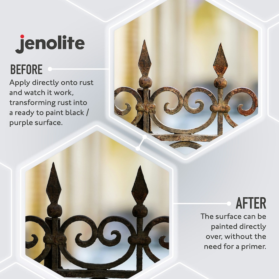 image 1 of Jenolite Ready to Paint Rust Converter - 500ml