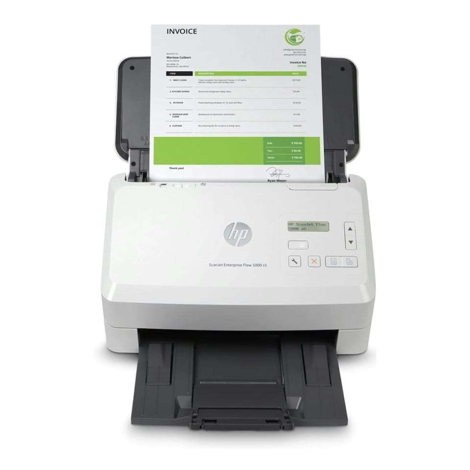 HP ScanJet Enterprise Flow S5000 s5 Sheet-fed Scanner 600 x 600 DPI A4 - White