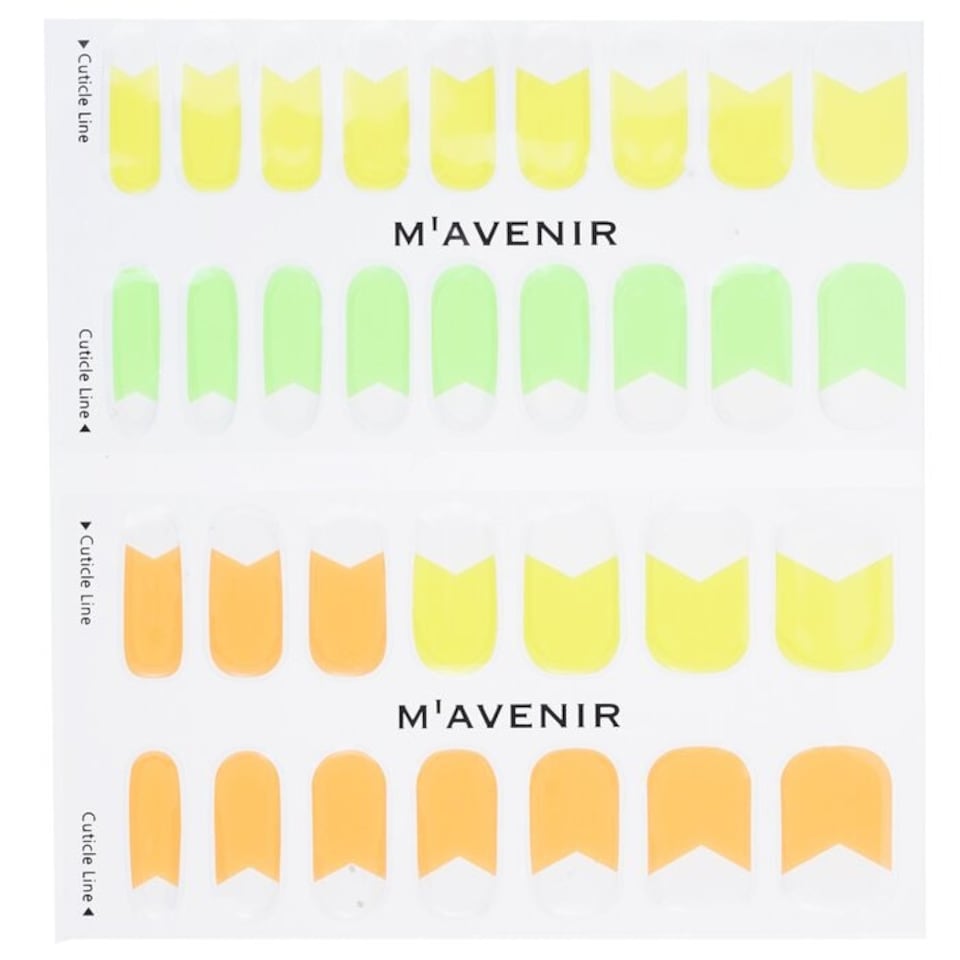 image 1 of Nail Sticker (assorted Colour) - # Vitamin V Nail - 32pcs Multi