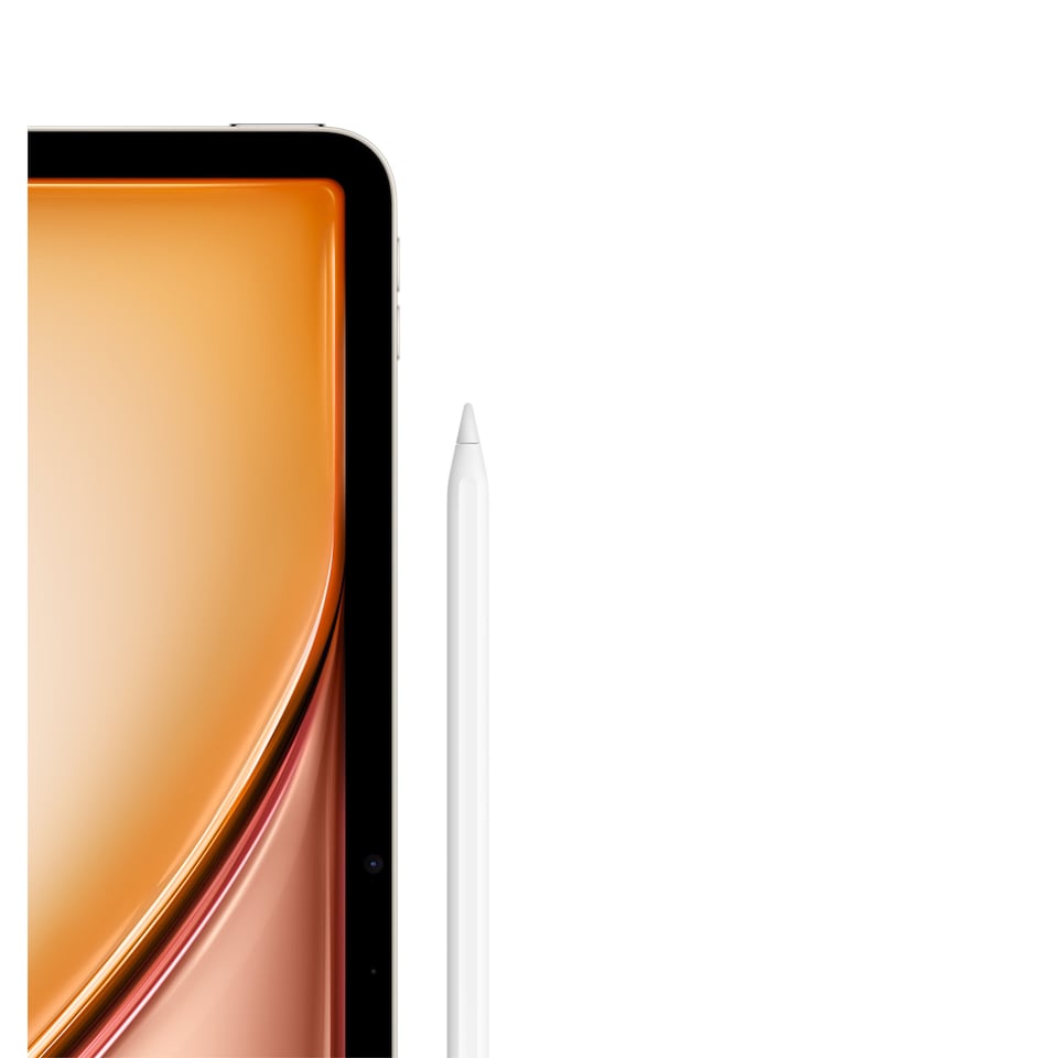 image 1 of Apple iPad Air 7th Gen 11-Inch 128 GB M3 Chip OS 18 Liquid Retina Wi-Fi Tablet - Starlight