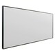 image 4 of The Artus - Black Aluminium Edged Wall Mirror 47" X 31" (120CM X 80CM) Black
