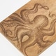 image 4 of Homescapes Wooden Cutting Board Octopus