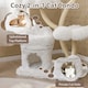 image 8 of COSTWAY Freestanding Cat Tower Cat Tree w/ Platforms