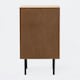 image 9 of OHS 3 Drawer Modern Ribbed Office Side Bedroom Nightstand Bedside Table Brown | Natural Wood