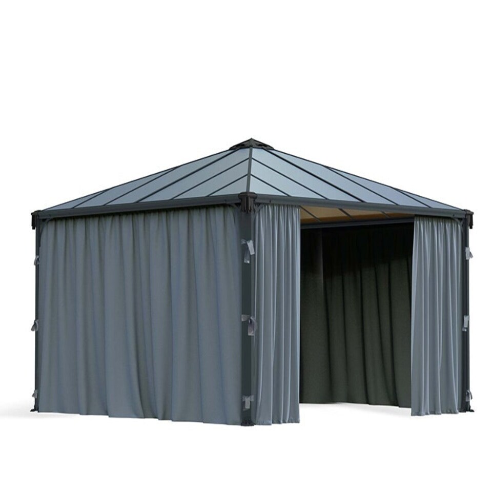 image 1 of Palermo Curtain Set Square Gazebo 4X - L436 x W436 x H217 cm (Gazebo Not Included)